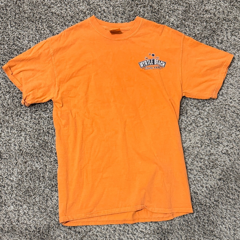 Orange Graphic T-Shirt Myrtle Beach